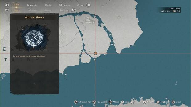 Crimson Desert - Nexos del Abismo, ubicaci�n del punto de Demeniss, ubicaci�n del punto de viaje r�pido de Monta�a Zarzaespina