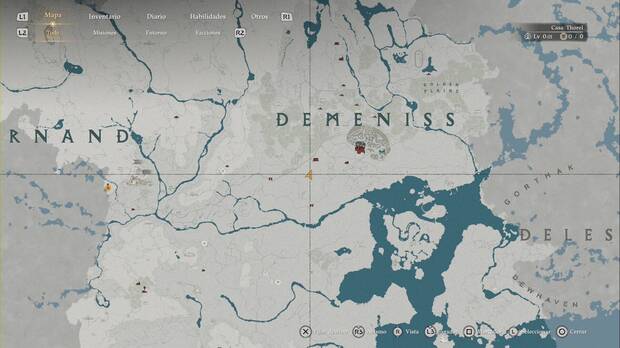 Crimson Desert - Nexos del Abismo, ubicaci�n del punto de Demeniss, ubicaci�n del punto de viaje r�pido de Llanuras Doradas (3)