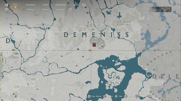 Crimson Desert - Nexos del Abismo, ubicaci�n del punto de Demeniss, ubicaci�n del punto de viaje r�pido de Rancho Pecus