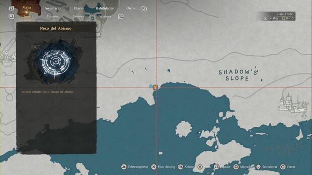 Crimson Desert - Nexos del Abismo, ubicaci�n del punto de Demeniss, ubicaci�n del punto de viaje r�pido de Loma de las Sombras