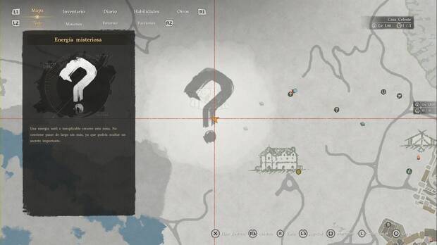 Crimson Desert - Puzles y desaf�os, Ruinas de las Colinas Sinuosas, ubicaci�n del puzle al noroeste de la Mansi�n de Crestale�n