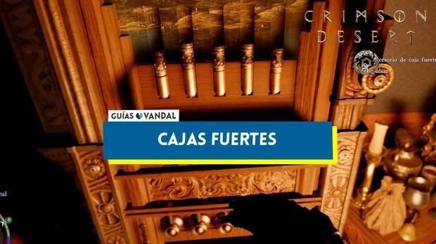 Crimson Desert - Portada del nodo de Cajas fuertes y c�mo abrirlas