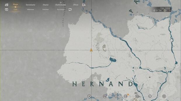 Crimson Desert - Puzles, ubicaci�n de Ruinas de cabeza de drag�n de la Cuenca Nieblaespesa