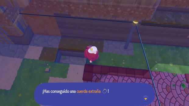 Pok�mon Pokopia - C�mo conseguir cuerdas extra�as