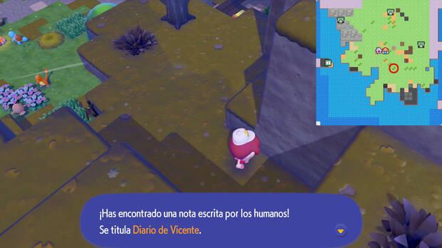 Pok�mon Pokopia - Localizaci�n del diario personal Diario de Vicente