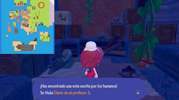 Pok�mon Pokopia - Localizaci�n del diario personal Diario de un profesor 3