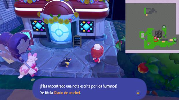 Pok�mon Pokopia - Localizaci�n del diario personal Diario de un chef