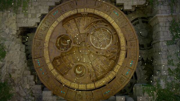 Crimson Desert - Puzles, Ruinas de Bosque Tembloroso, mural de la pared del puzle