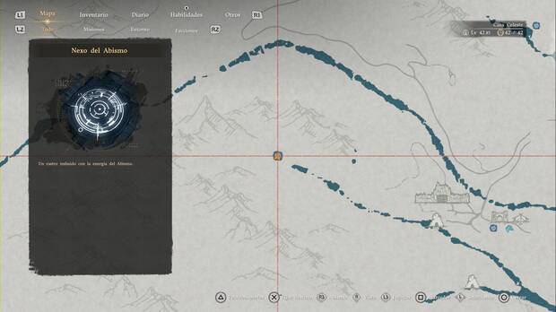 Crimson Desert - Nexos del Abismo en Erudipetra, ubicaci�n del Nexo del Abismo Monte Nieveterna (2)