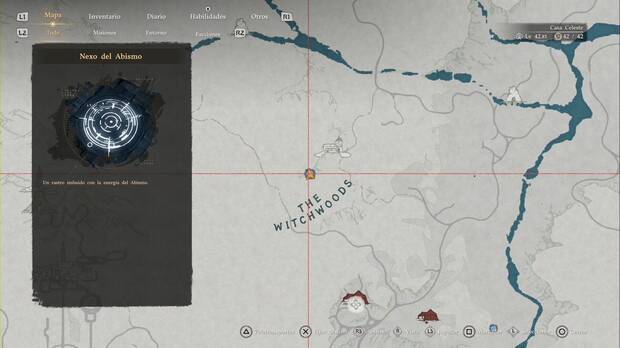 Crimson Desert - Nexos del Abismo en Erudipetra, ubicaci�n del Nexo del Abismo El Bosque de las Brujas