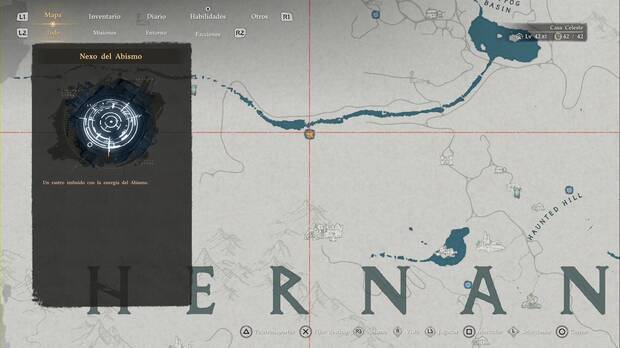 Crimson Desert - Nexos del Abismo en Erudipetra, ubicaci�n del Nexo del Abismo Colina Embrujada (3)