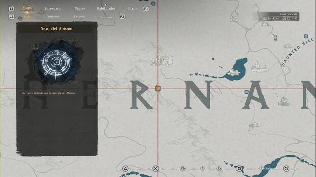 Crimson Desert - Nexos del Abismo en Erudipetra, ubicaci�n del Nexo del Abismo Monte Nieveterna