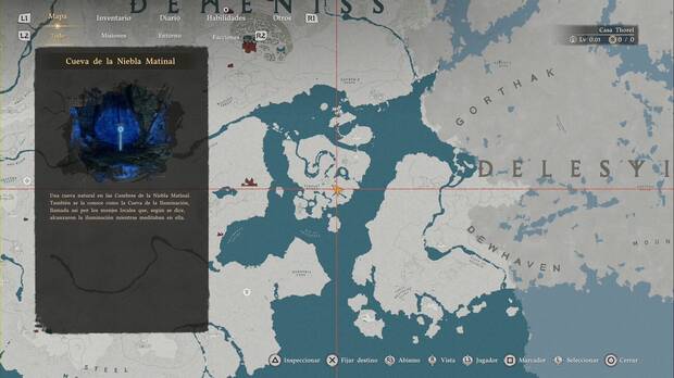 Crimson Desert - Infortunio, ubicaci�n de Zona de descanso de los Acantilados