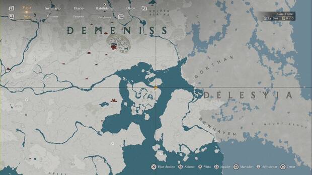 Crimson Desert - Infortunio, ubicaci�n de Cascada del Trueno