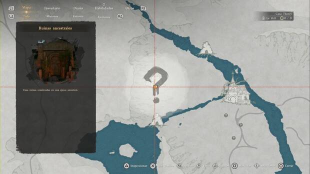 Crimson Desert - Ruinas ancestrales, ubicaci�n de lasRuinas de las Monta�as del Escudo Real