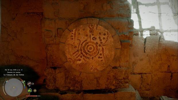 Crimson Desert - Ruinas Ancestrales, Ruinas de la C�mara de los Gritos, soluci�n de la habitaci�n izquierda