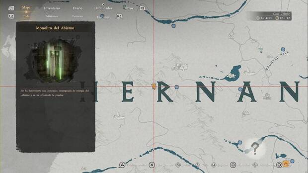 Crimson Desert - Infortunio, ubicaci�n de La mano gigante de la monta�a nevada