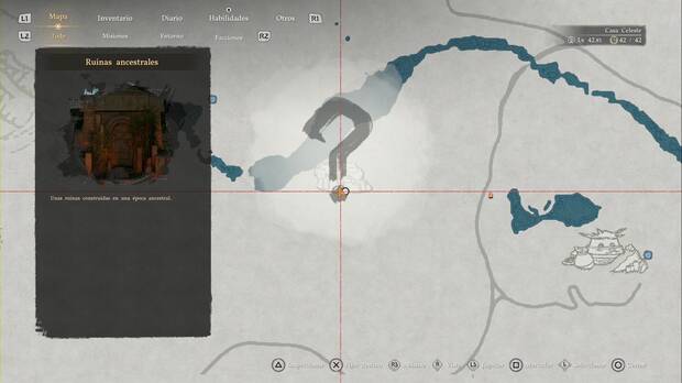 Crimson Desert - Ruinas Ancestrales, Ruinas de las aguas del Bosque Crepuscular, ubicaci�n