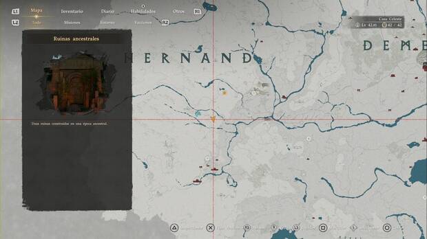 Crimson Desert - Ruinas ancestrales, Ruinas de la Colina del Bosque Crepuscular, ubicaci�n