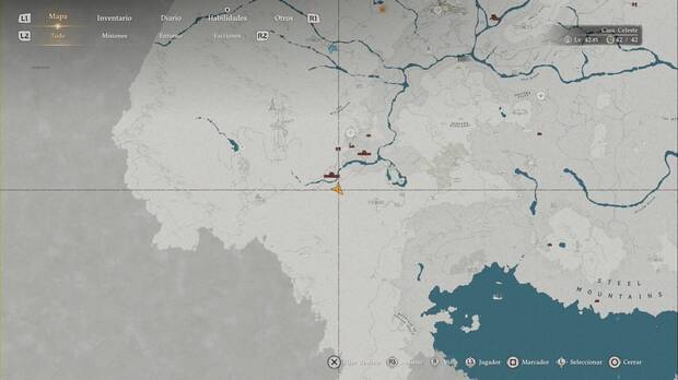 Crimson Desert - Ruinas ancestrales, Ruinas del Precipicio de los Ecos, ubicaci�n