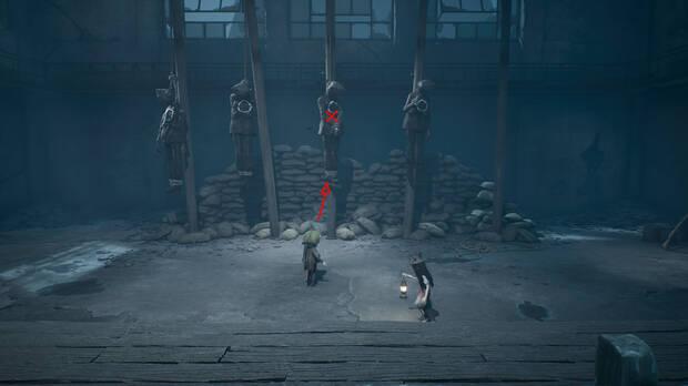 REANIMAL walkthrough acto 3 - Sala de campo de tiro y llave en el cuerpo del fallecido