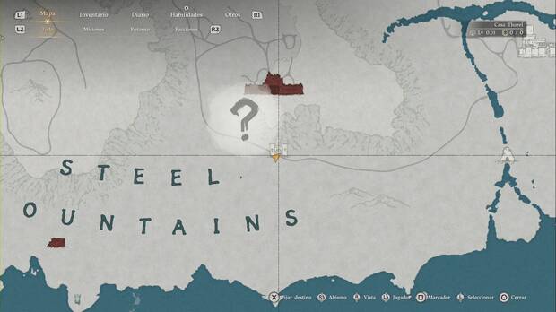 Crimson Desert - Desaf�os de Entrenamiento, ubicaci�n del artefacto de Paseo entre las nubes