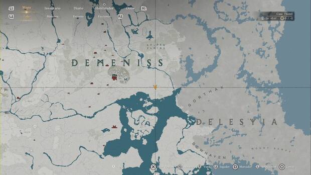 Crimson Desert - Desaf�os de Ca��n, ubicaci�n de Andanada de ca��n II