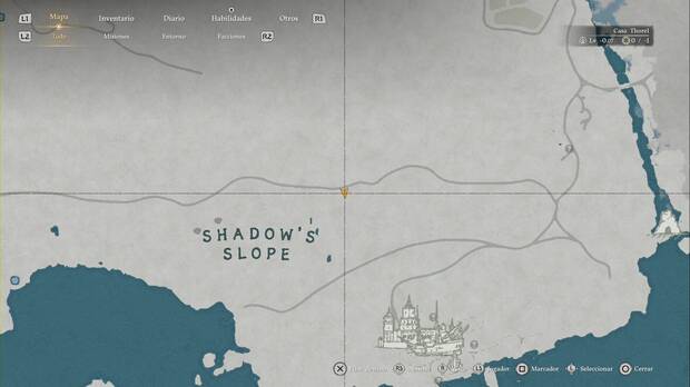 Crimson Desert - Desaf�os de Ca��n, ubicaci�n de Andanada de ca��n II