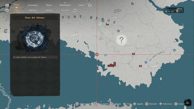 Crimson Desert - Nexos del Abismo en Delesyia, ubicaci�n de la placa de viaje r�pido Monte Benus (3)