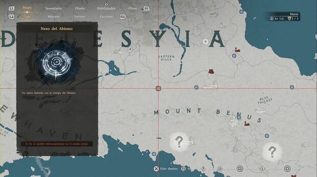 Crimson Desert - Nexos del Abismo en Delesyia, ubicaci�n de la placa de viaje r�pido Monte Benus (7)