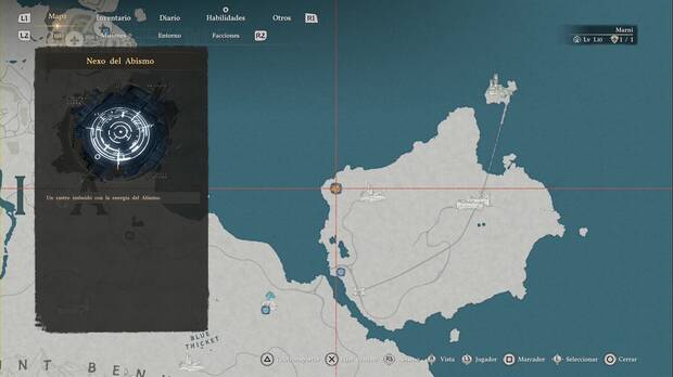 Crimson Desert - Nexos del Abismo en Delesyia, ubicaci�n de la placa de viaje r�pido Matorral A�il (2)