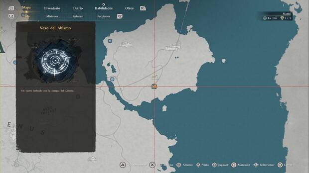 Crimson Desert - Nexos del Abismo en Delesyia, ubicaci�n de la placa de viaje r�pido Instalaci�n experimental
