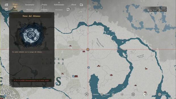 Crimson Desert - Nexos del Abismo en Demeniss, ubicaci�n del punto de viaje r�pido Loma de la Brisa
