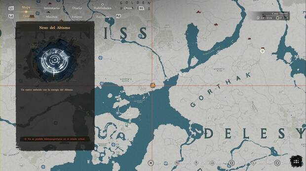 Crimson Desert - Nexos del Abismo en Demeniss, ubicaci�n del punto de viaje r�pido Colina de la llanura