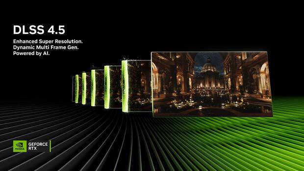 NVIDIA DLSS 4.5 Dynamic Multi Frame Generation y Multi Frame Generation X6 ya disponibles