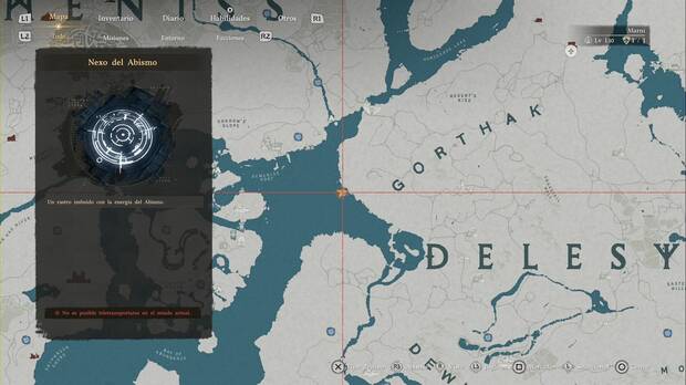 Crimson Desert - Nexos del Abismo de Delesyia, ubicaci�n del punto de viaje r�pido Bah�a de la Abundancia
