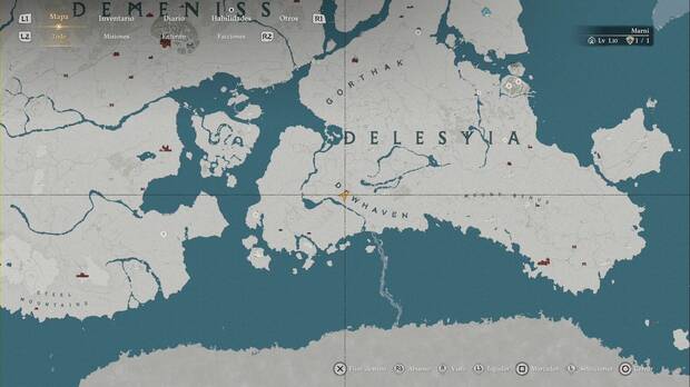 Crimson Desert - Infortunio, ubicaci�n de Cima de la Esperanza