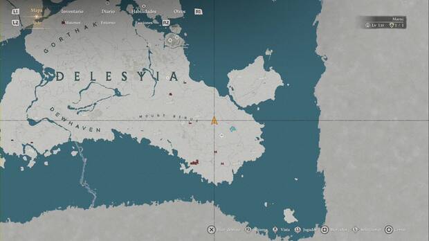 Crimson Desert - Infortunio, ubicaci�n de la Cima de la Innovaci�n