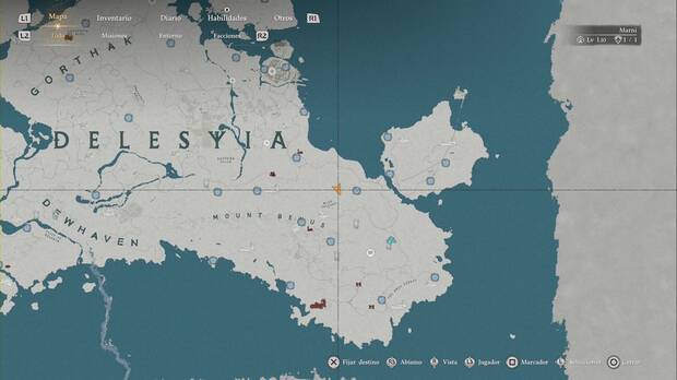 Crimson Desert - Ruinas Ancestrales, ubicaci�n de las Ruinas de la Matorral A�il