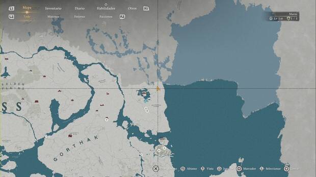 Crimson Desert - Ruinas Ancestrales, ubicaci�n de las Ruinas de las Ruinas cargadas de recuerdos