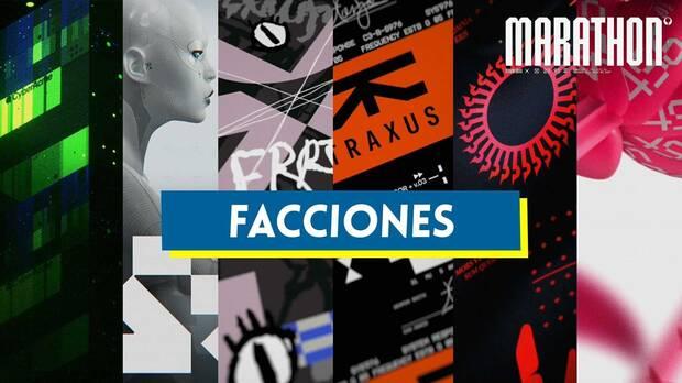 Marathon - Portada del nodo de Facciones