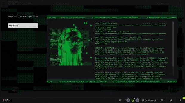 Marathon - Facciones, presentaci�n de CyberAcme