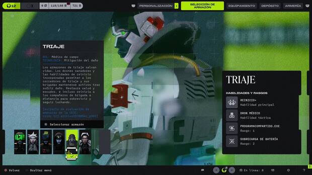 Marathon - Armazones, Triaje