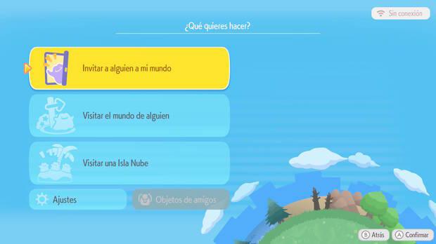 Pok�mon Pokopia - Opciones multijugador dentro del men� de juego en conexi�n
