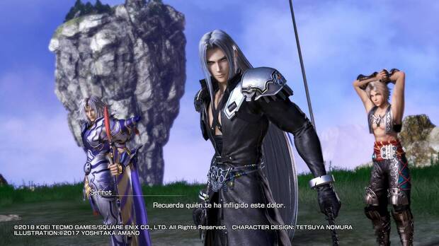 H�roes y villanos de 'Final Fantasy' vuelven a cruzar espadas en 'Dissidia'.