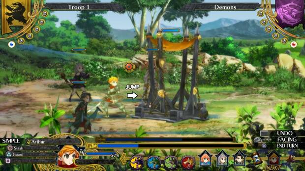  No son los gr�ficos de Vanillaware, pero tiene personalidad y en movimiento gana mucho.