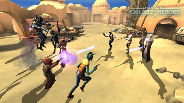 Las mezclas de h�roes y villanos en �Galaxy of Heroes� dar�n lugar a combinaciones, alianzas y grupos muy curiosos.