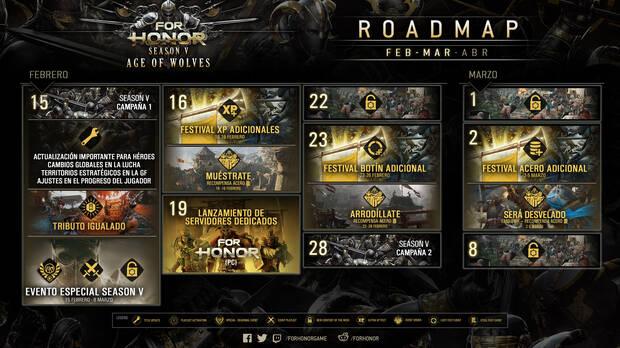 Ubisoft detalla su hoja de ruta para For Honor y su quinta temporada Imagen 2