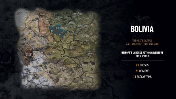 Ubisoft muestra el mapa de Ghost Recon Wildlands Imagen 2