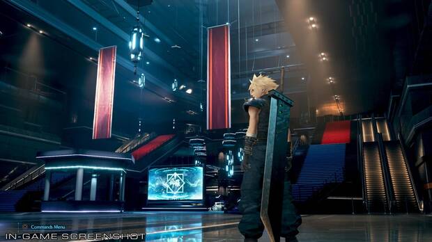 Final Fantasy VII Remake compara arte del interior de Shinra con el juego Imagen 2